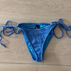 Crinkle triangl bikini bottoms